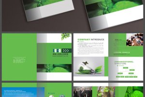 成都企业绿色环保宣传画册