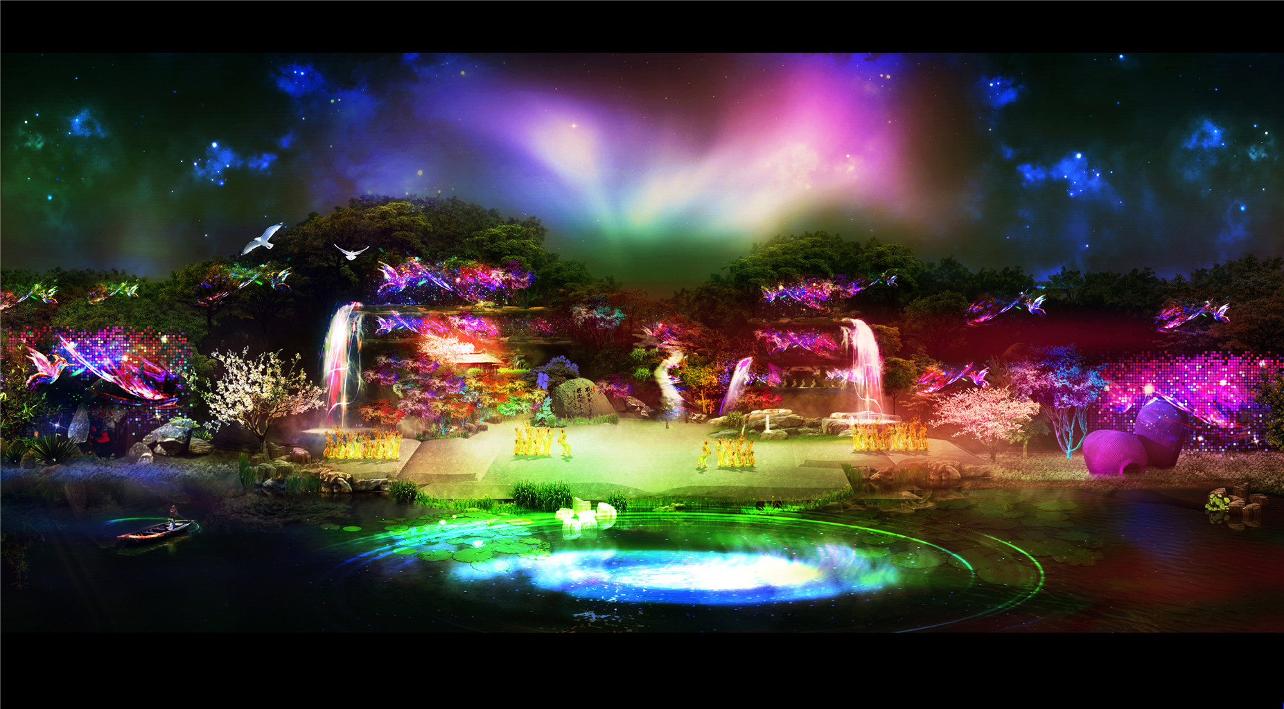 成都活动策划，，，，，，，，街子古镇实景舞美设计 (1)